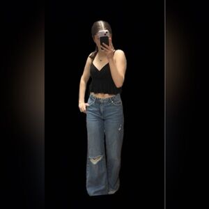 Garage Wide Leg Jean